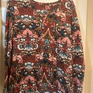 Colorful Patterned Women's Skirt Denim&co